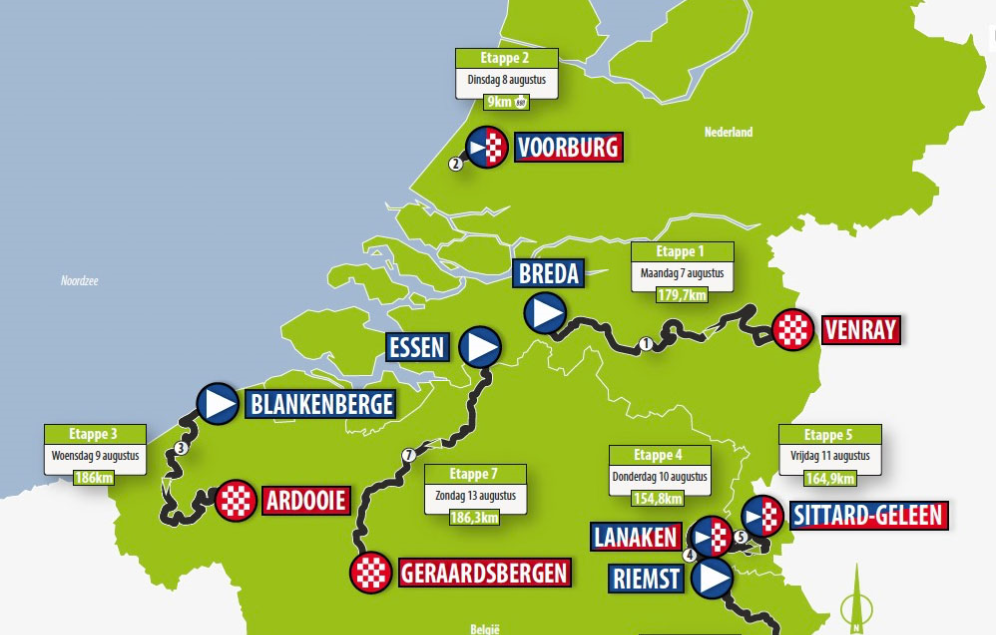 Voorburg in de ban van de BinckBank Tour