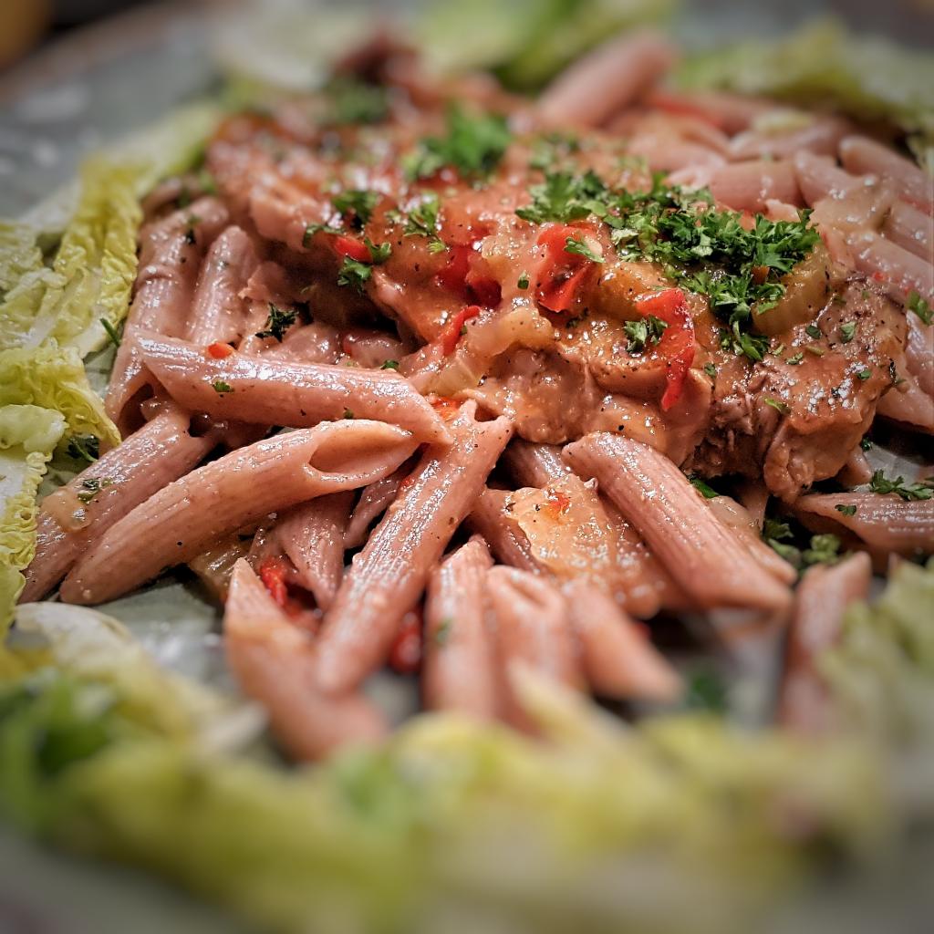Lekker! Kalfslappen met pasta