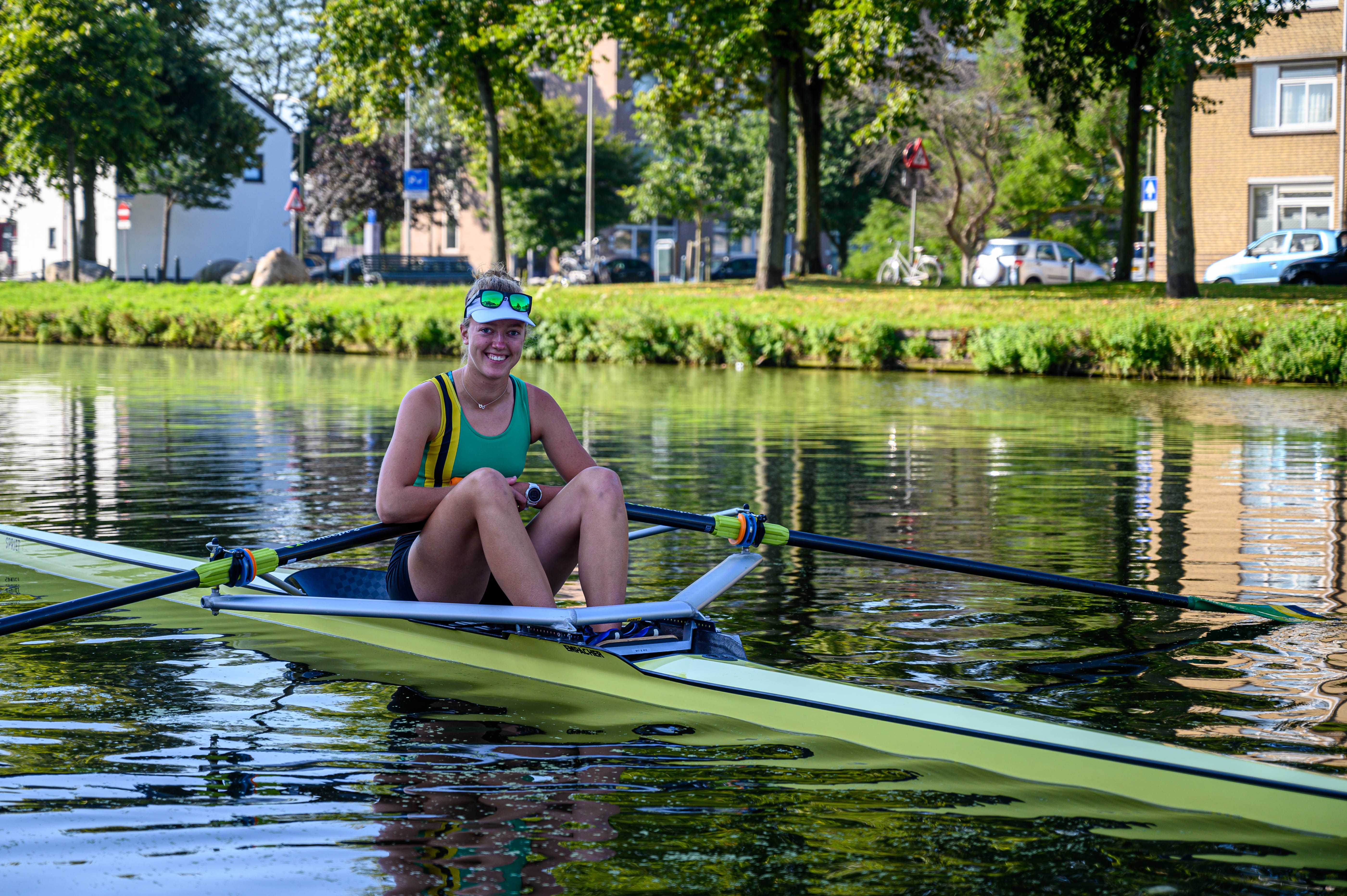 Benthe Boonstra begint roeicarrière met spectaculaire wereldtitel