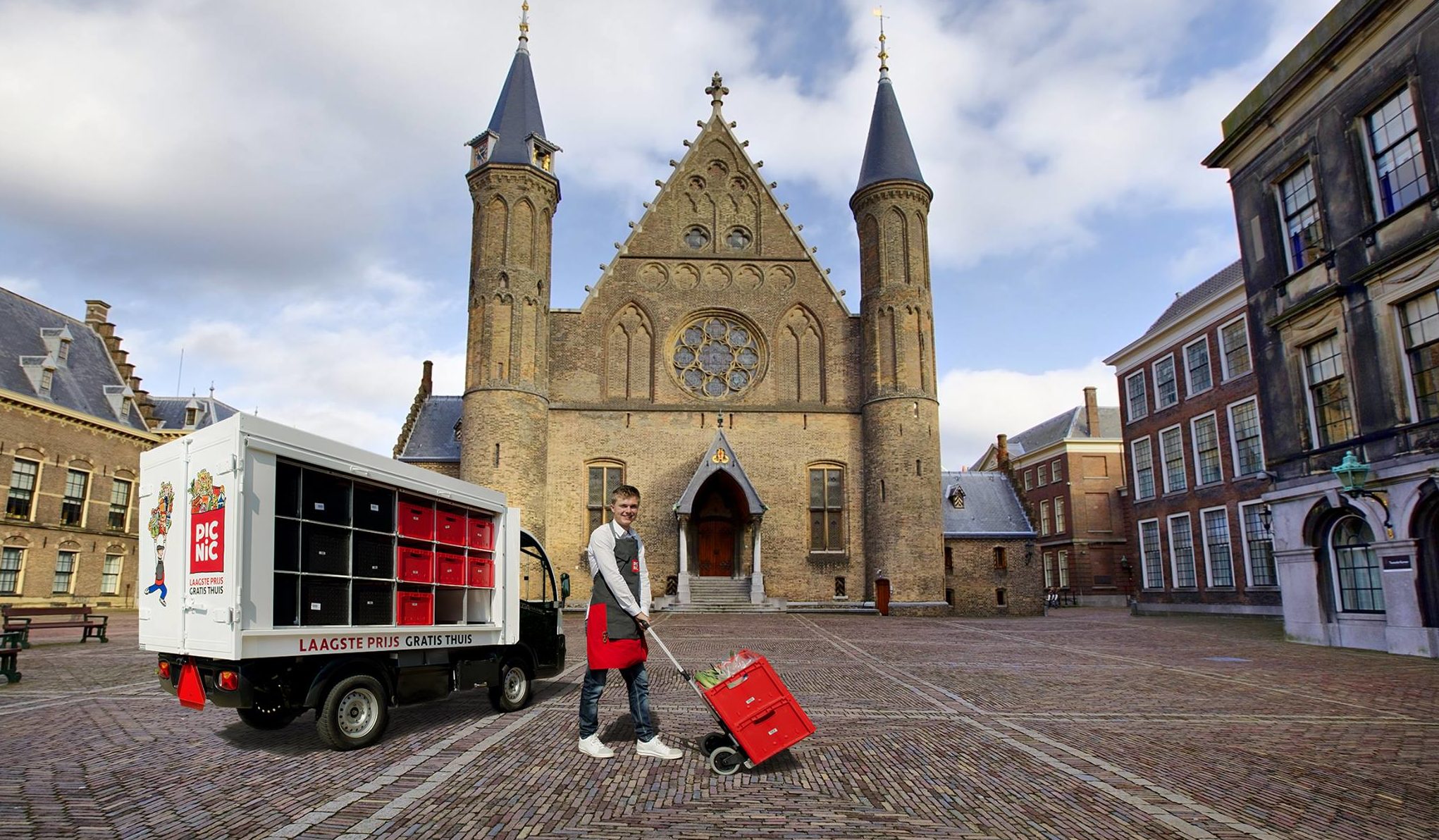 Lange wachtlijsten bij bezorgservice Picnic in Den Haag