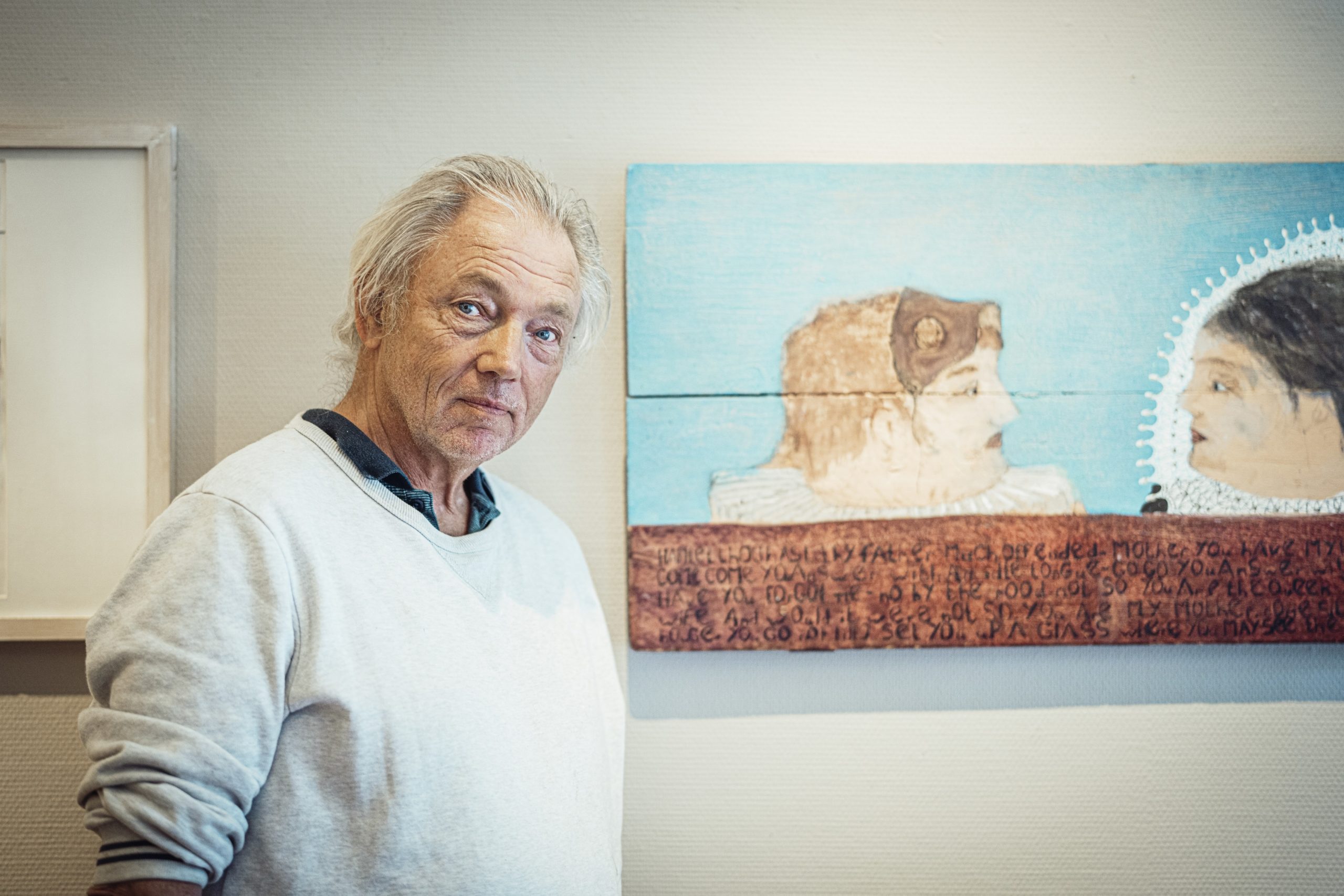 Expositie van acteur Greidanus: ‘Als schilder steel ik van de regisseur’