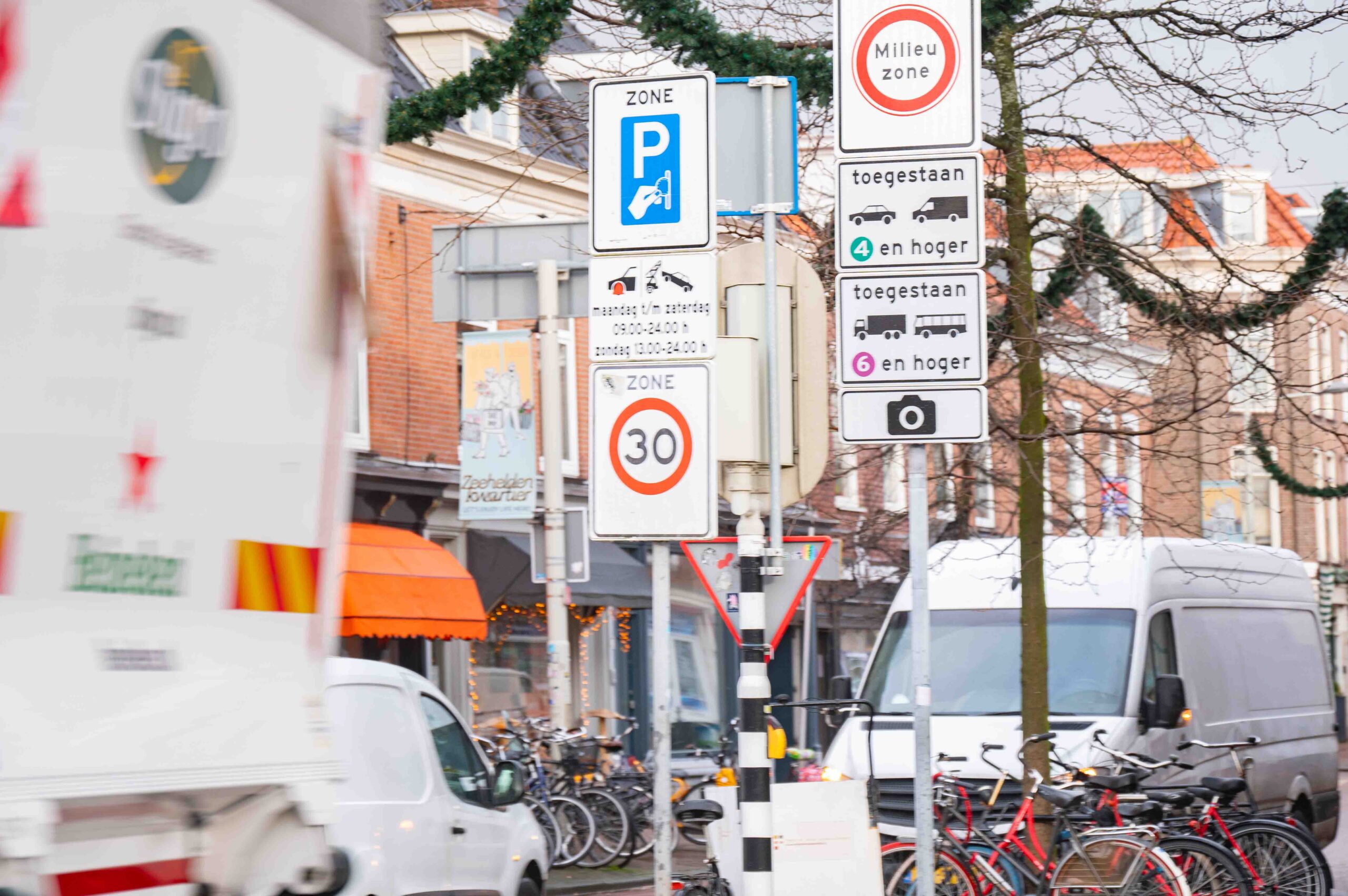 Grote milieuzone in Den Haag staat straks alleen nog elektrische bedrijfsauto’s toe
