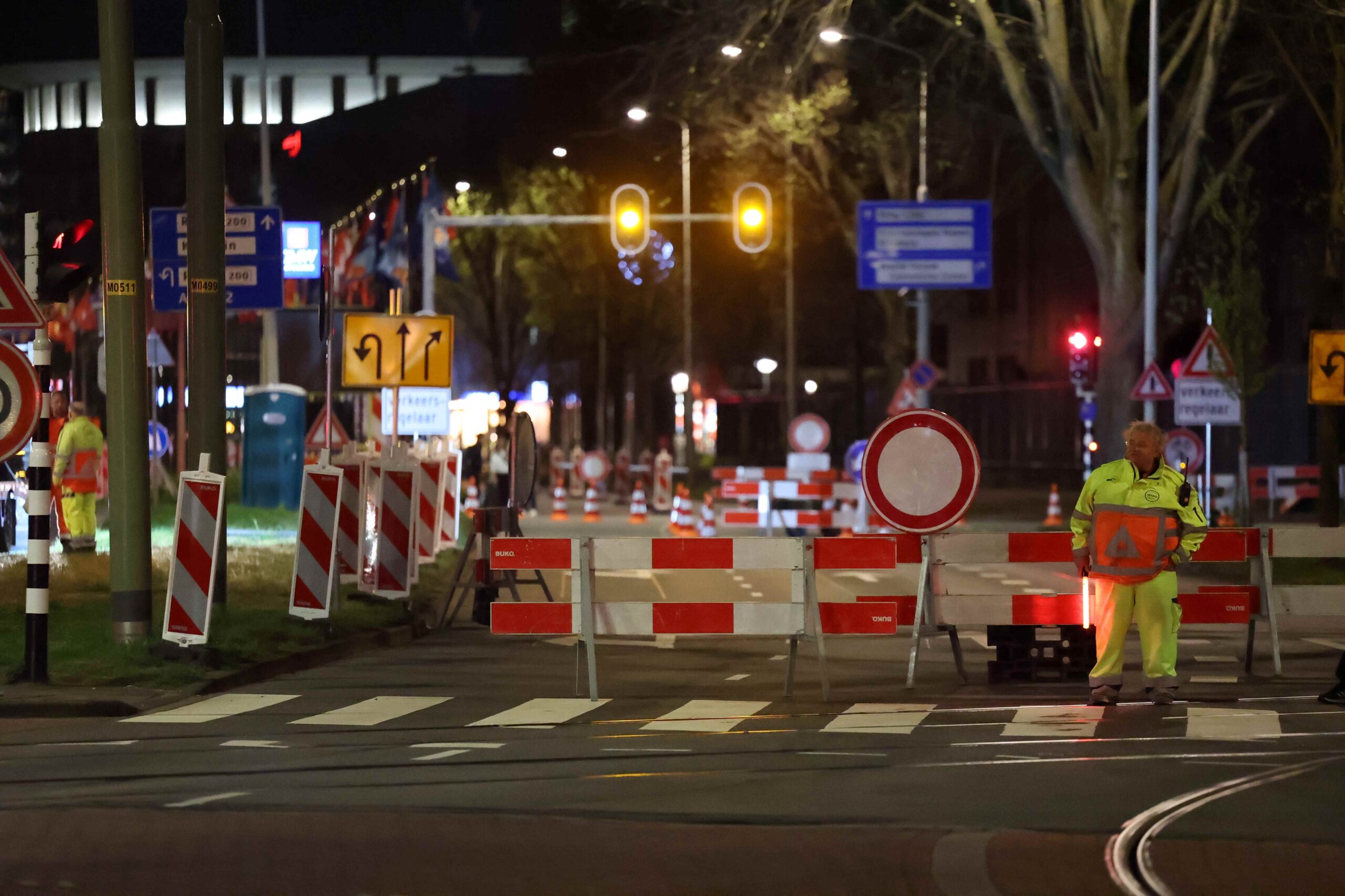 Johan de Wittlaan dicht, tijdens top zware verkeershinder Randstad