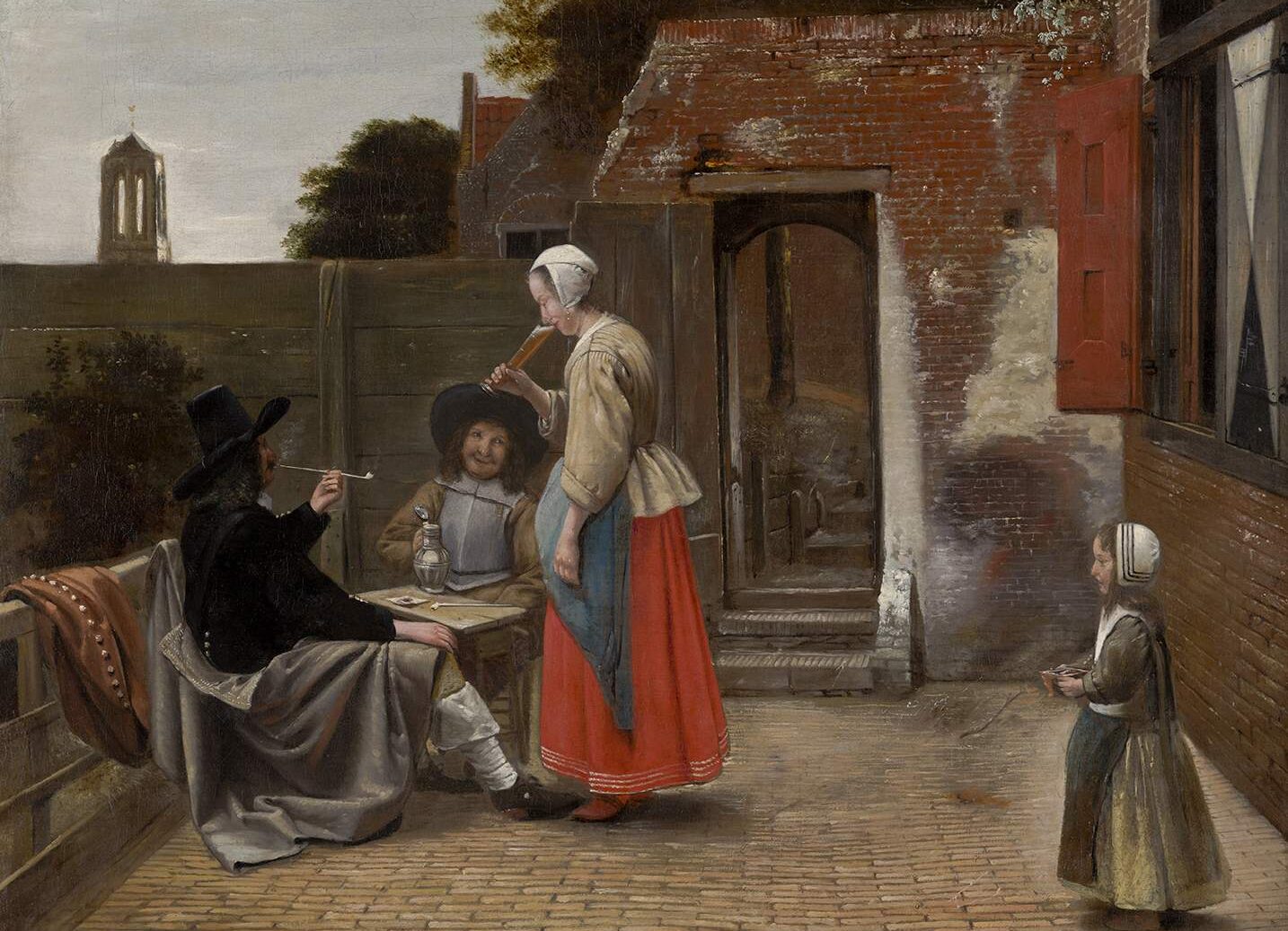 Mauritshuis restaureert: verdwenen soldaat keert terug op schilderij Pieter de Hooch
