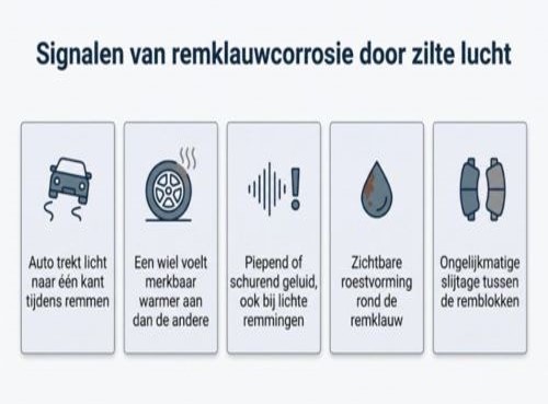 Waarom hebben remklauwen in Den Haag last van zilte zeelucht